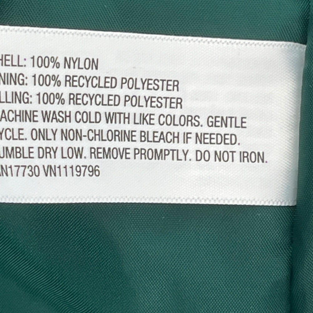 A New Day Green Glossy Longline Puffer Coat Water Resistant XXL VN1119796 - Picture 7 of 8
